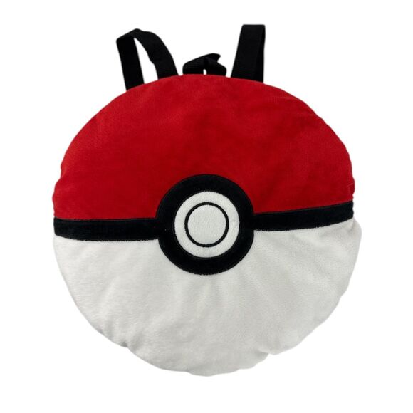 Pokemon Plush Backpack Gotta Catch 'em all Go Pokeball bag - Picture 1 of 11